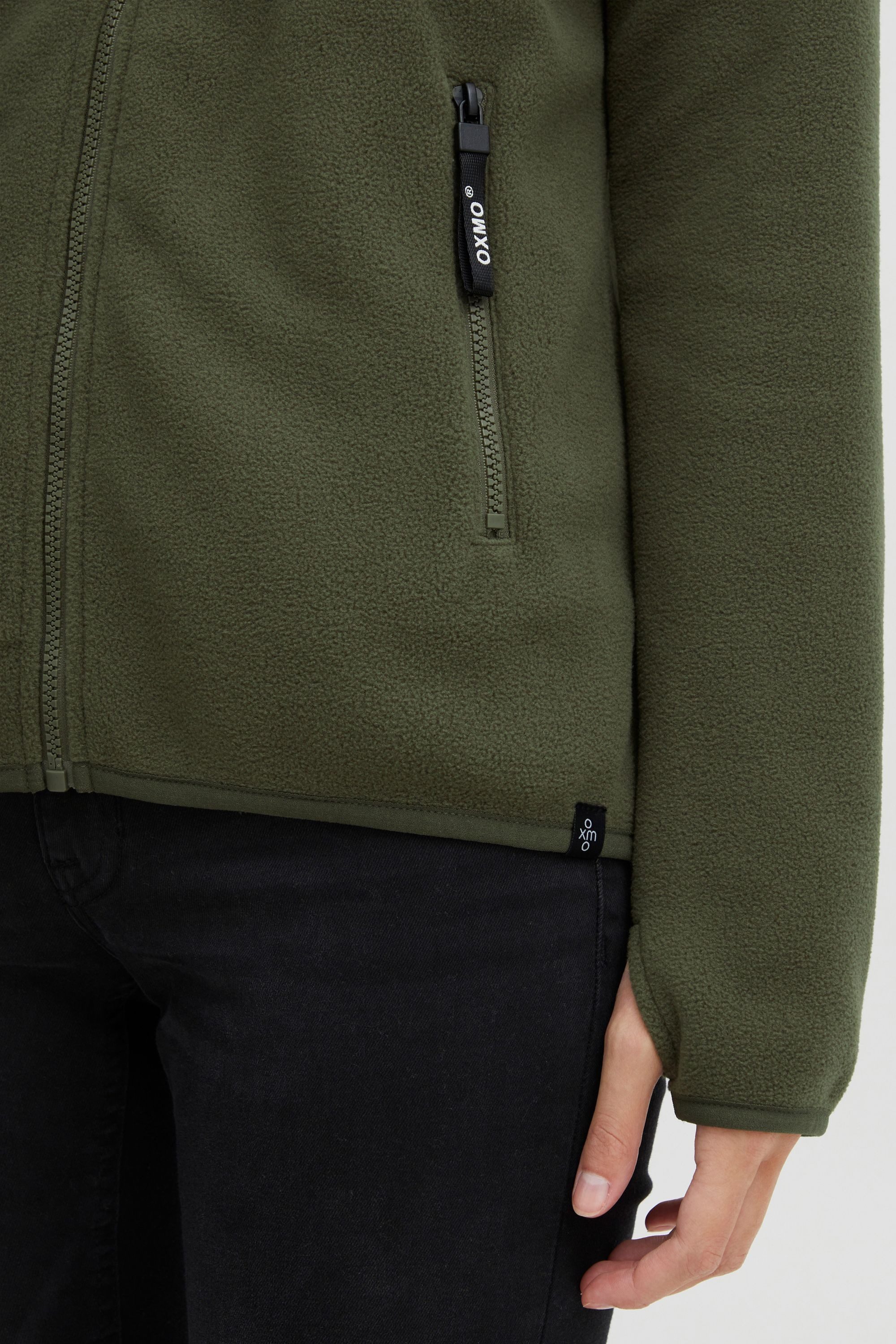 OXMO Fleecejacke OXFinja Fleecejacke mit Kapuze günstig online kaufen