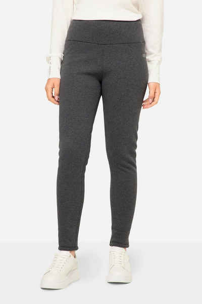 Laurasøn Lederimitathose Leggings Teddy-Futter extra warm High Waist