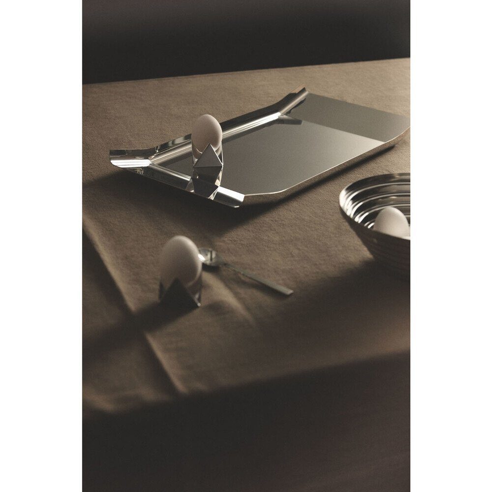 Alessi Tablett Tablett Arran 48x25 cm edelstahl, Edelstahl, Tablett Arran, 48,00cm, Edelstahl