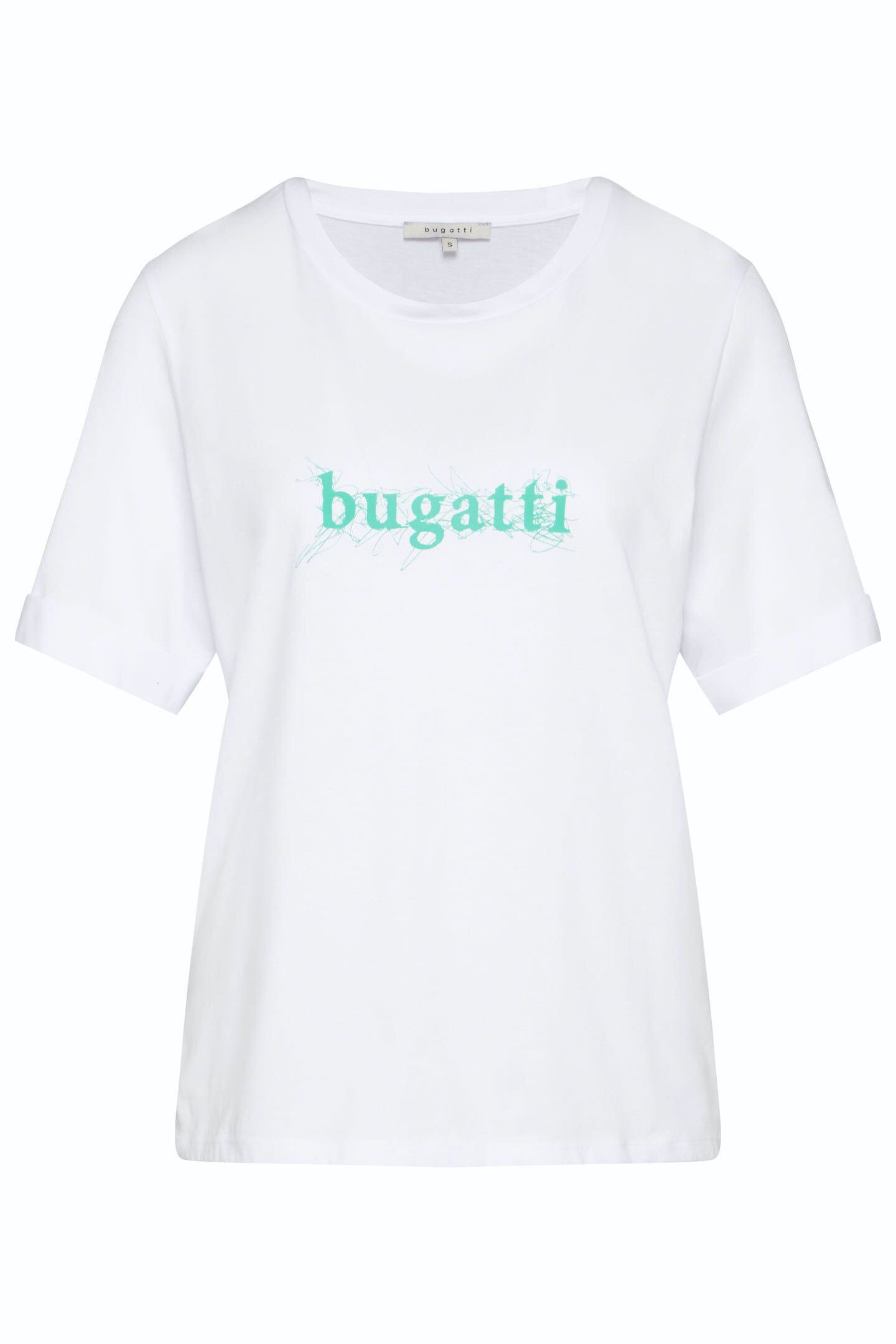 bugatti T-Shirt aus einer hochwertigen Baumwoll-Modalmischung | T-Shirts