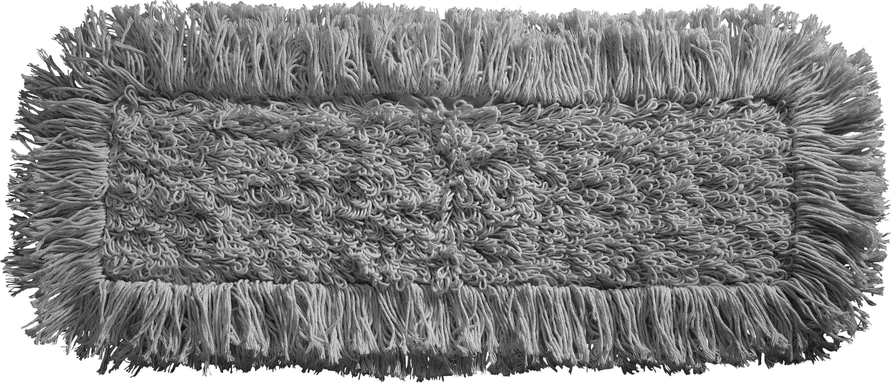 haug bürsten Wischbezug Fransenmopp 50 cm Baumwolle Weiß Wischbezug (65% Baumwolle, 35% Polyester, Taschenbefestigung)