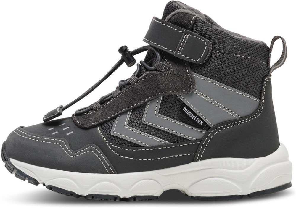 Hummel Sneaker Speed Mid Kinder – Leichte Turnschuhe Mit Elastischen Schnürsenkeln & Klettverschluss