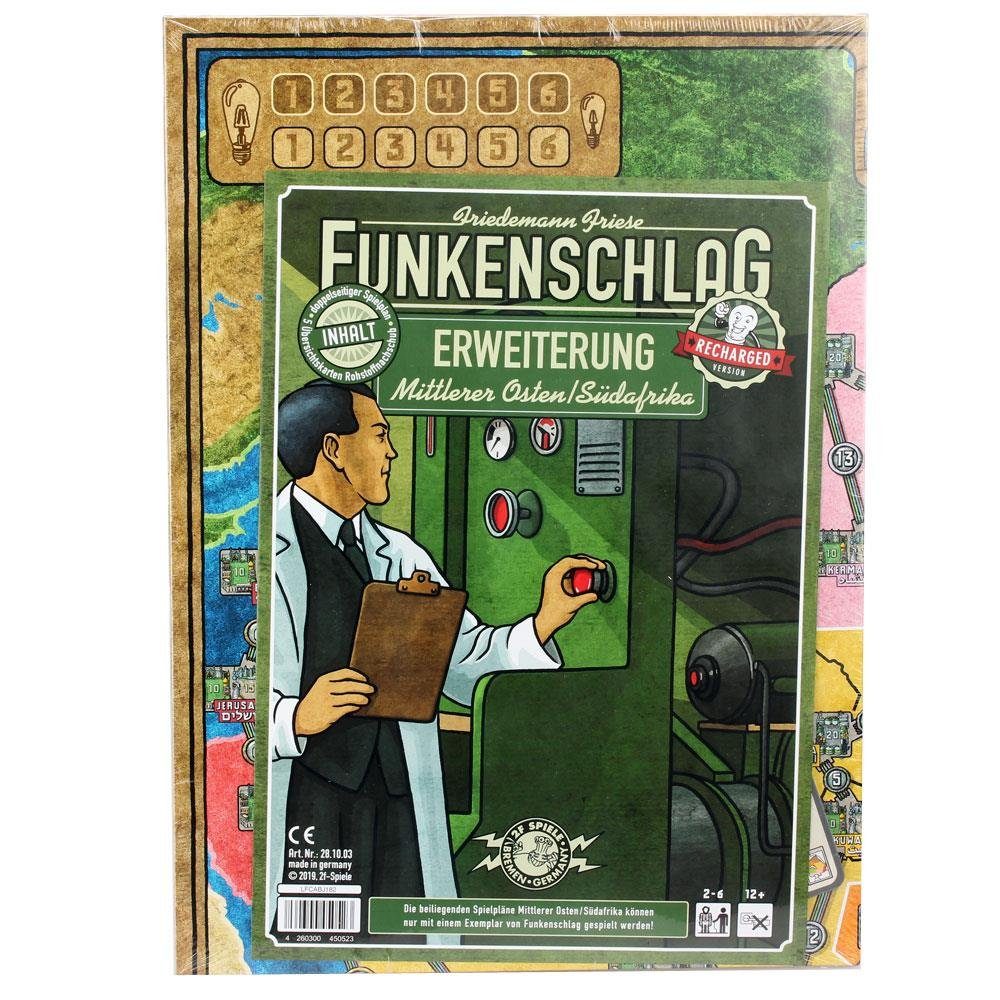 2F-Spiele Spiel Funkenschlag Mittlerer Osten/Südafrika Recharged
