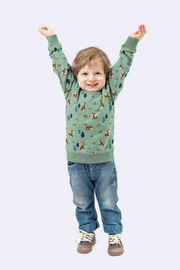 maDDma Stoff Motiv-Jersey Kindermotiv Kleiner Fuchs ab 0,5m, hellblau