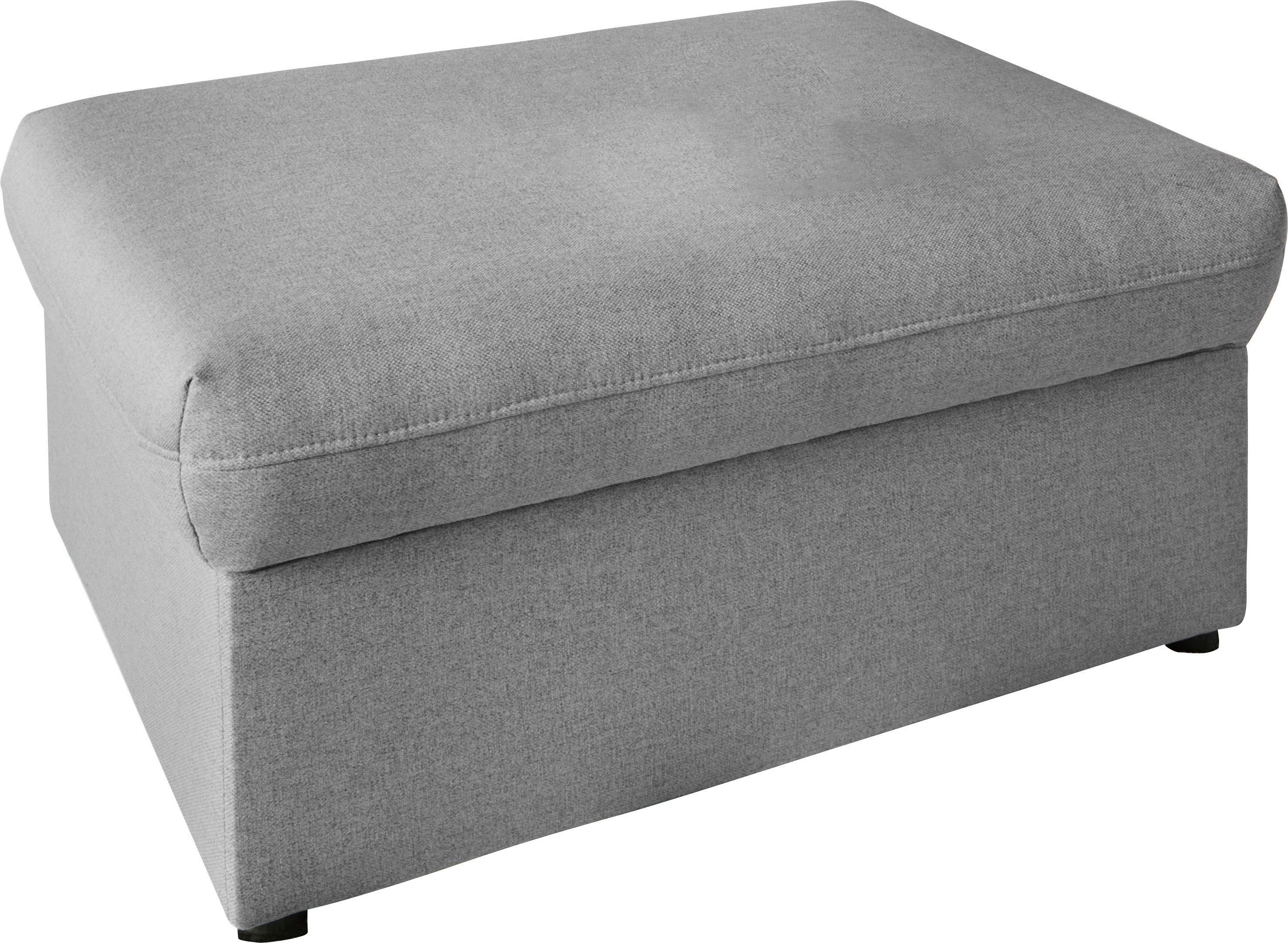 DOMO collection Hocker Topper, mit Wellenunterfederung, günstig online kaufen