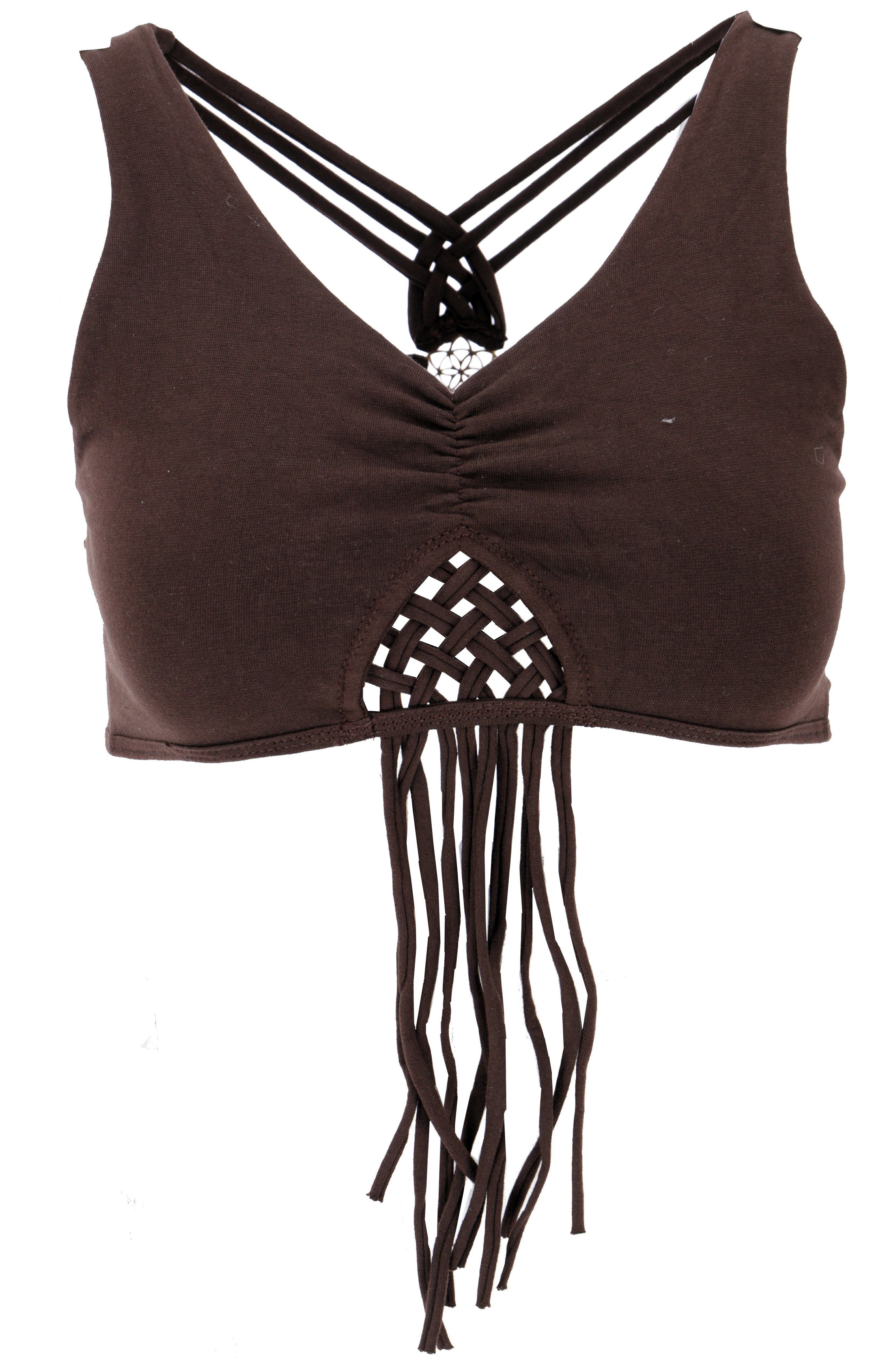Guru-Shop T-Shirt Goa Psytrance Bikini Top, günstig online kaufen