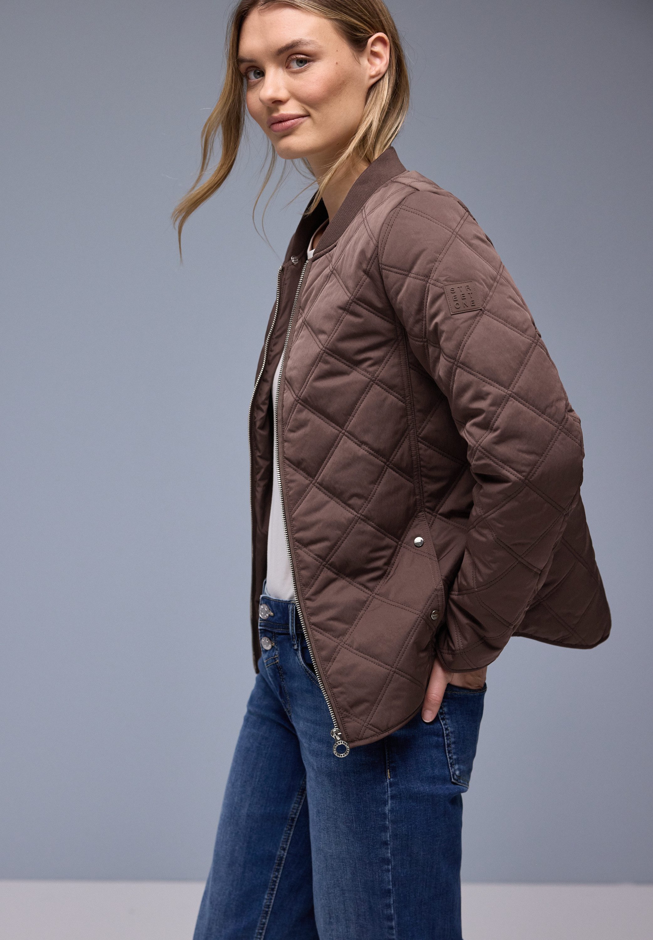STREET ONE Steppjacke mit abnehmbarer Kapuze günstig online kaufen