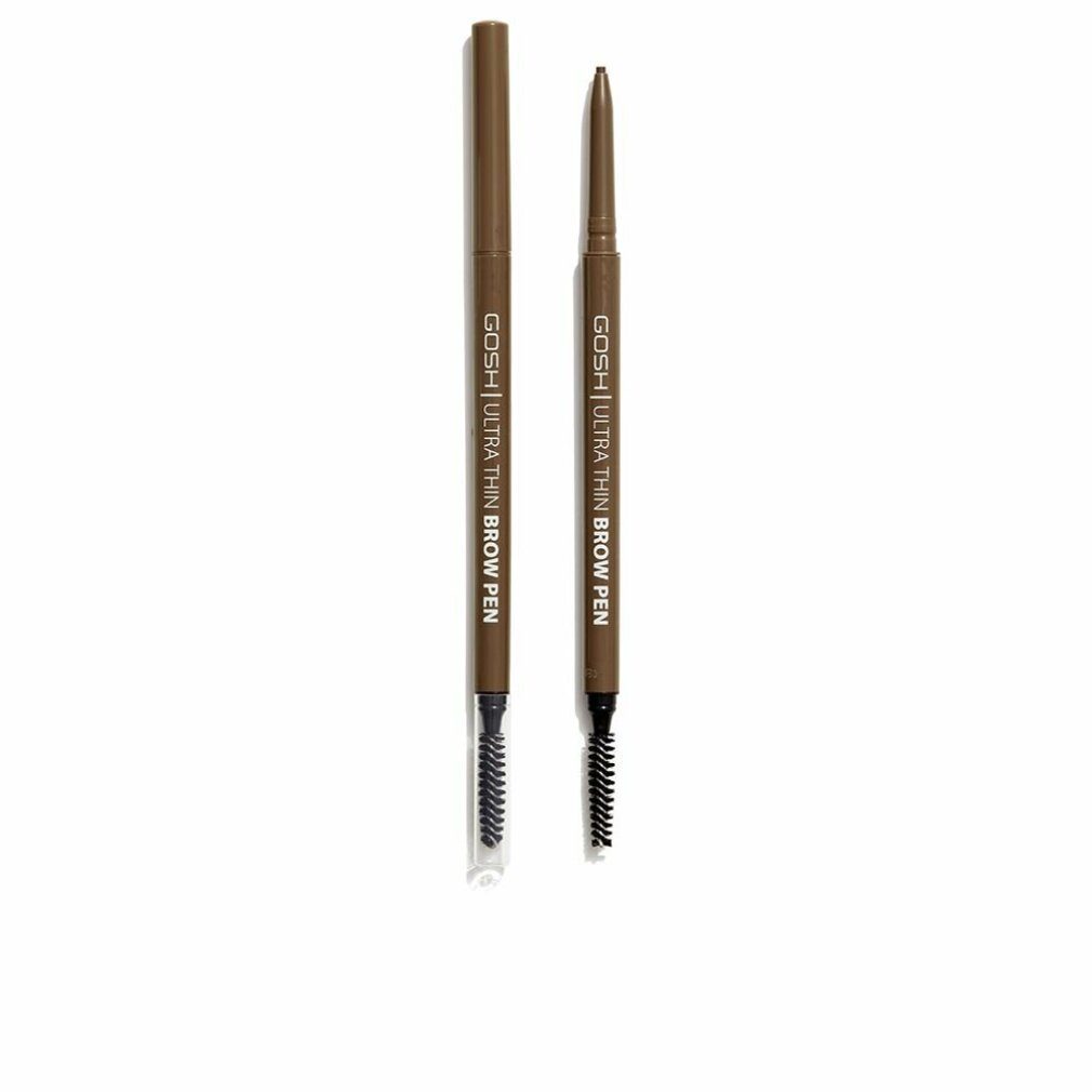 GOSH Augenbrauen-Stift Ultra Thin Brow Pen Grey Brown 0,09g