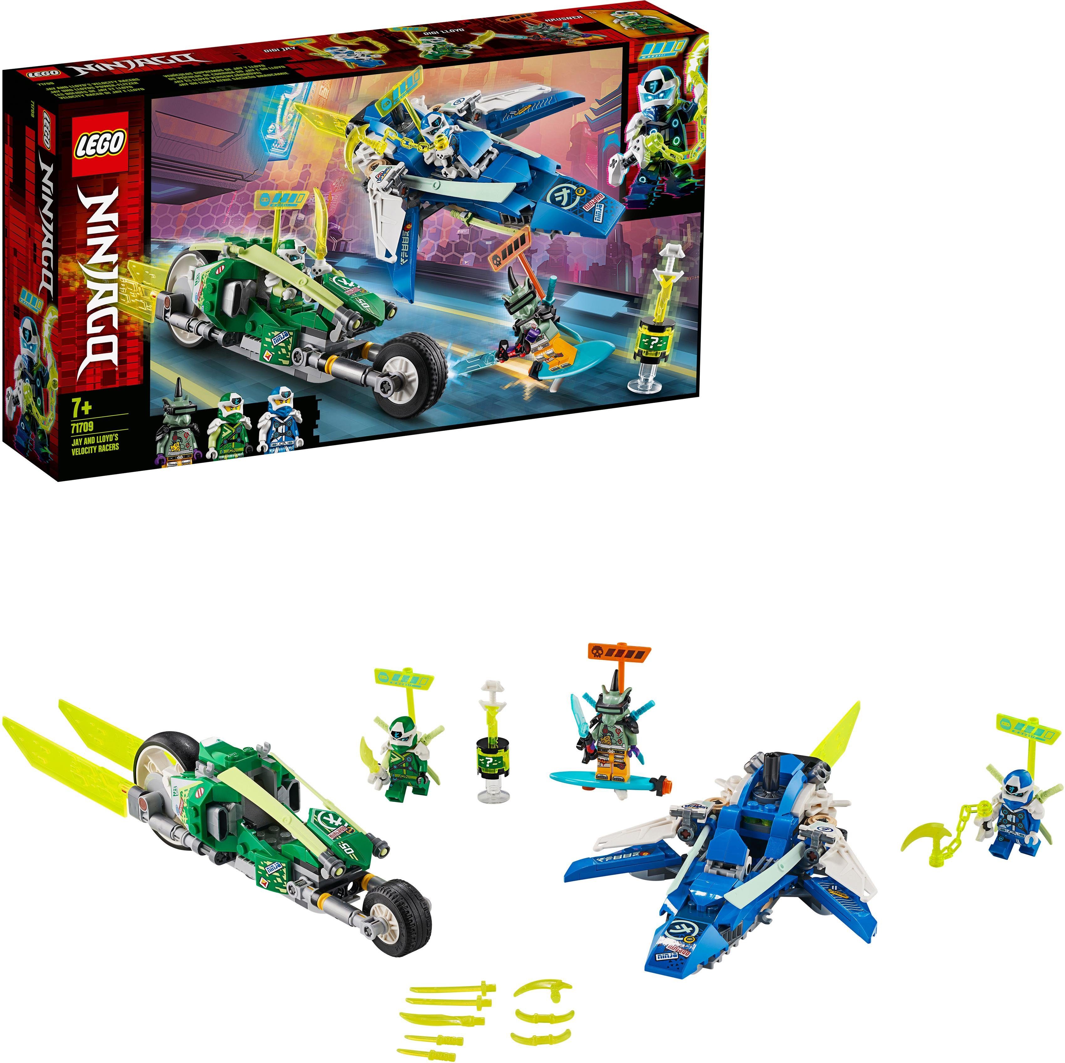 Image of LEGO 71709 Jay und Lloyds Power-Flitzer Bausatz, Mehrfarbig
