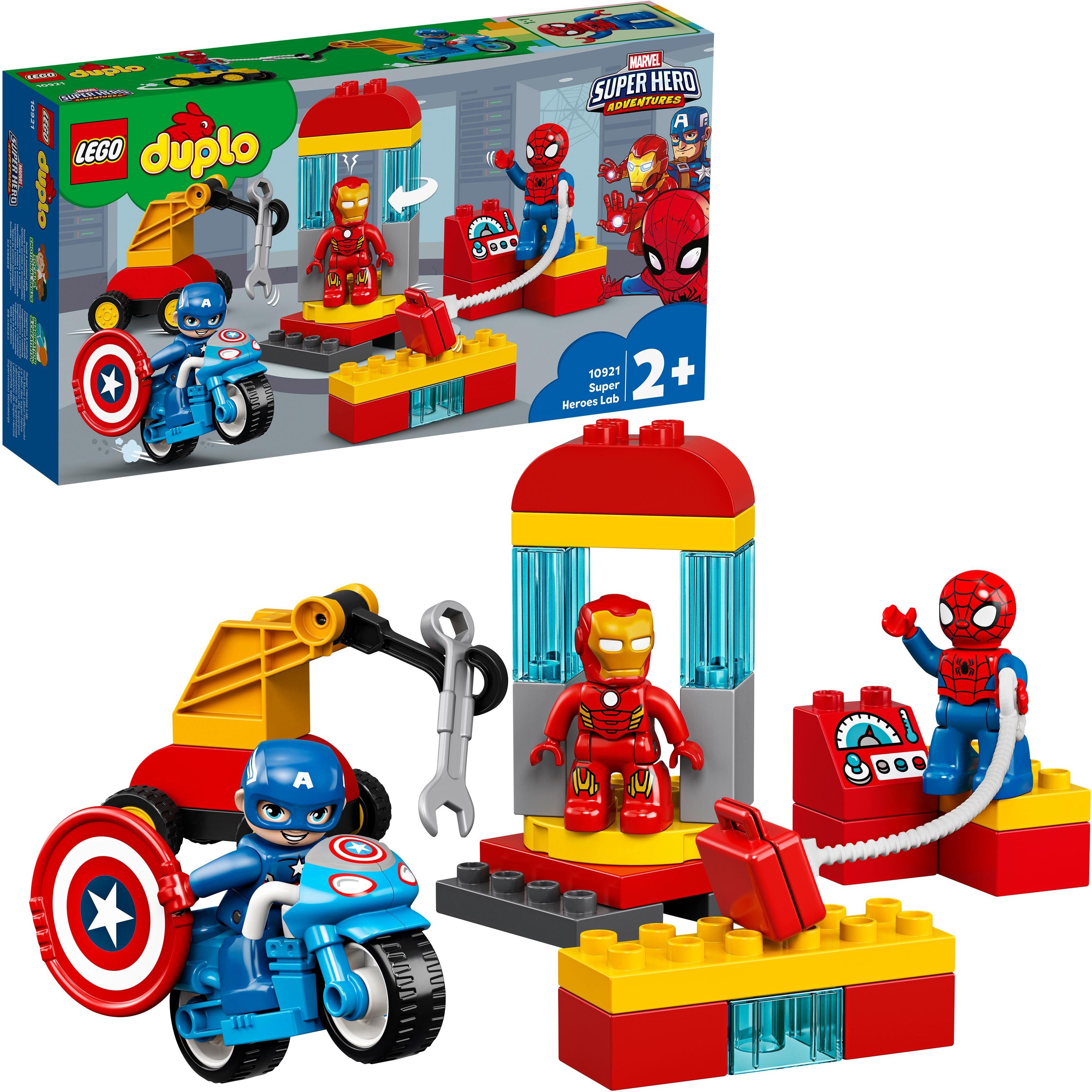 Image of LEGO 10921 Iron Mans Labor-Treffpunkt Spielset, Mehrfarbig