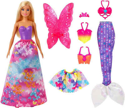 Barbie Anziehpuppe »Dreamtopia 3-in-1-Fantasie«