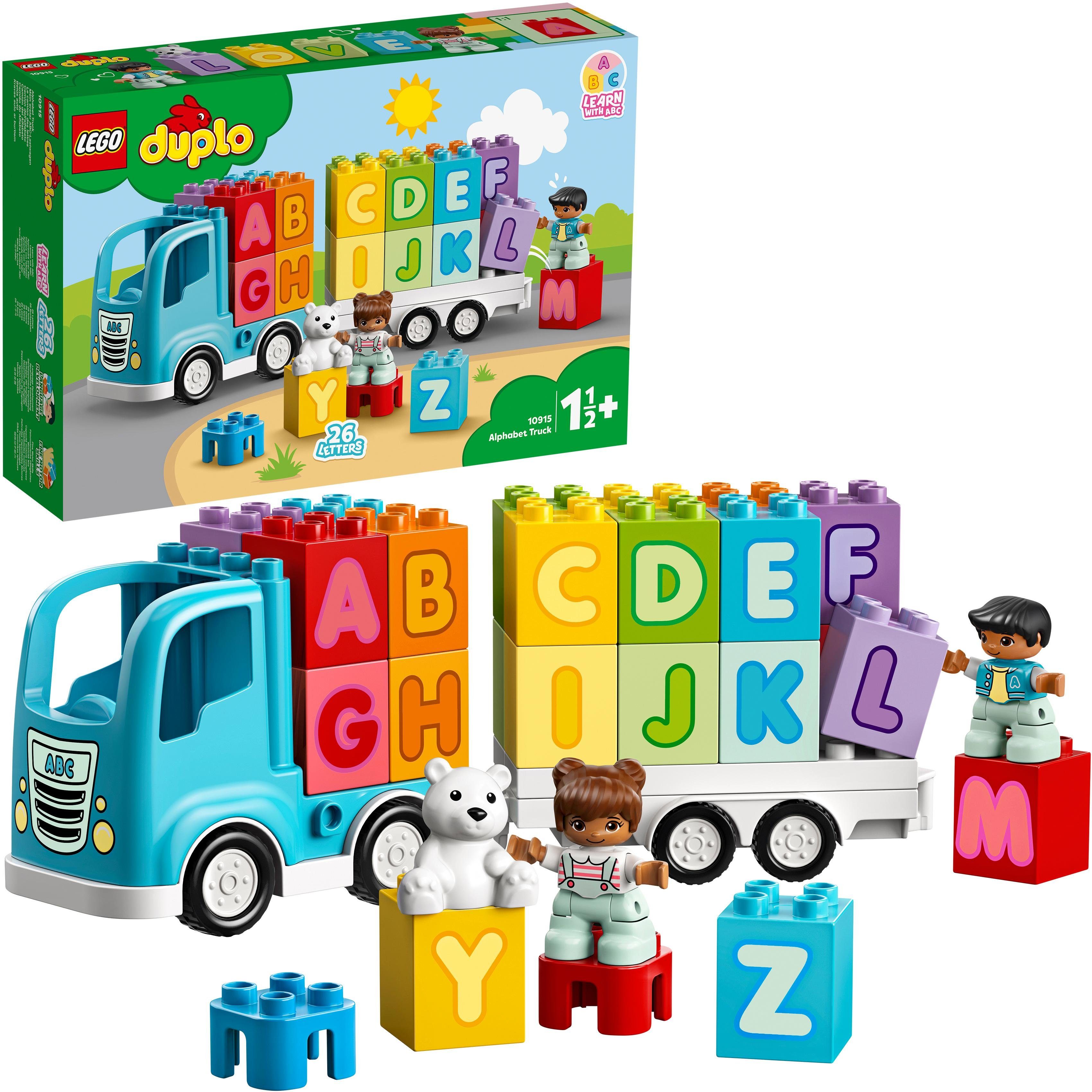 Image of LEGO 10915 Mein erster ABC-Lastwagen Bausatz, Mehrfarbig