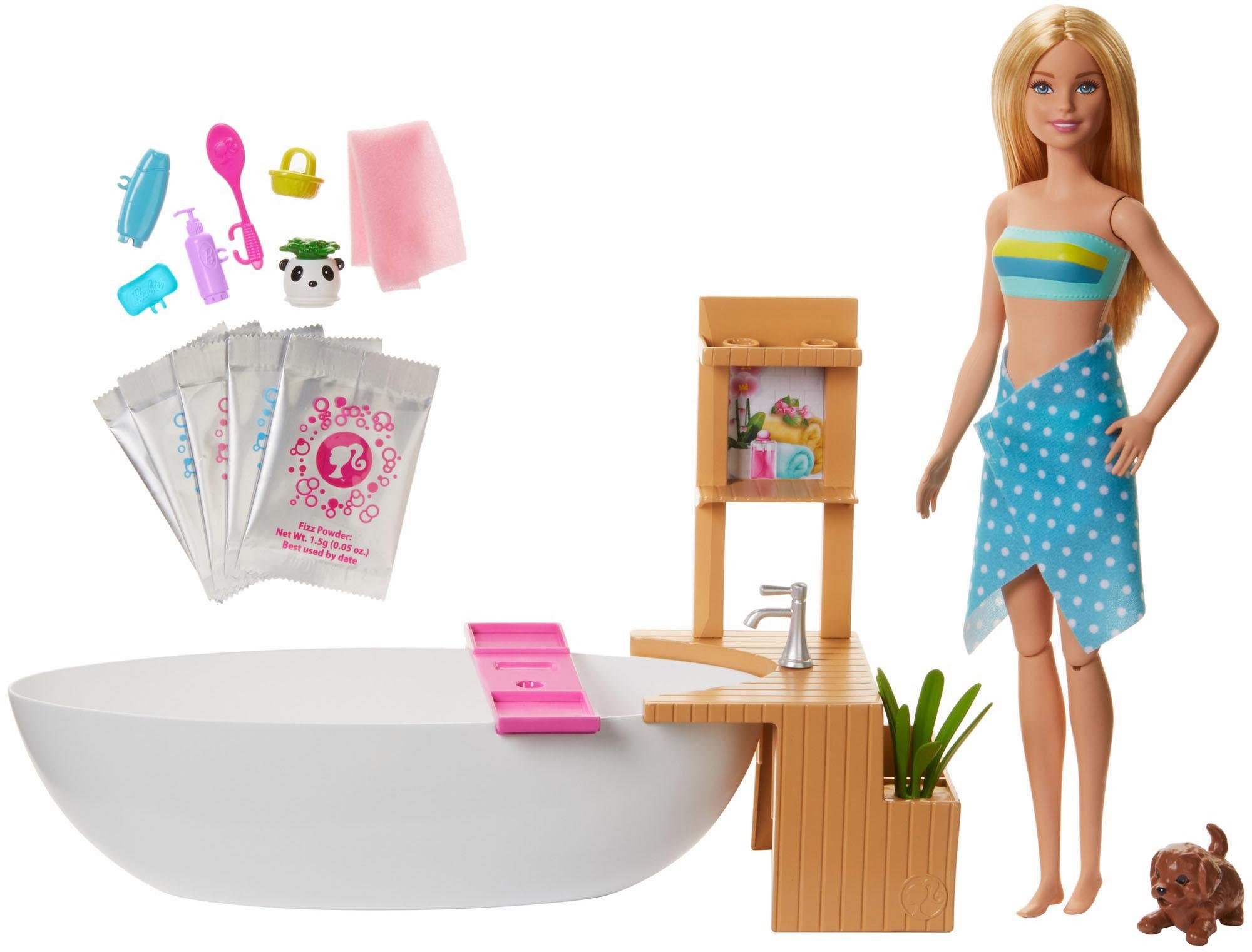 Image of Barbie Anziehpuppe »Wellnesstag«, mit Badewanne