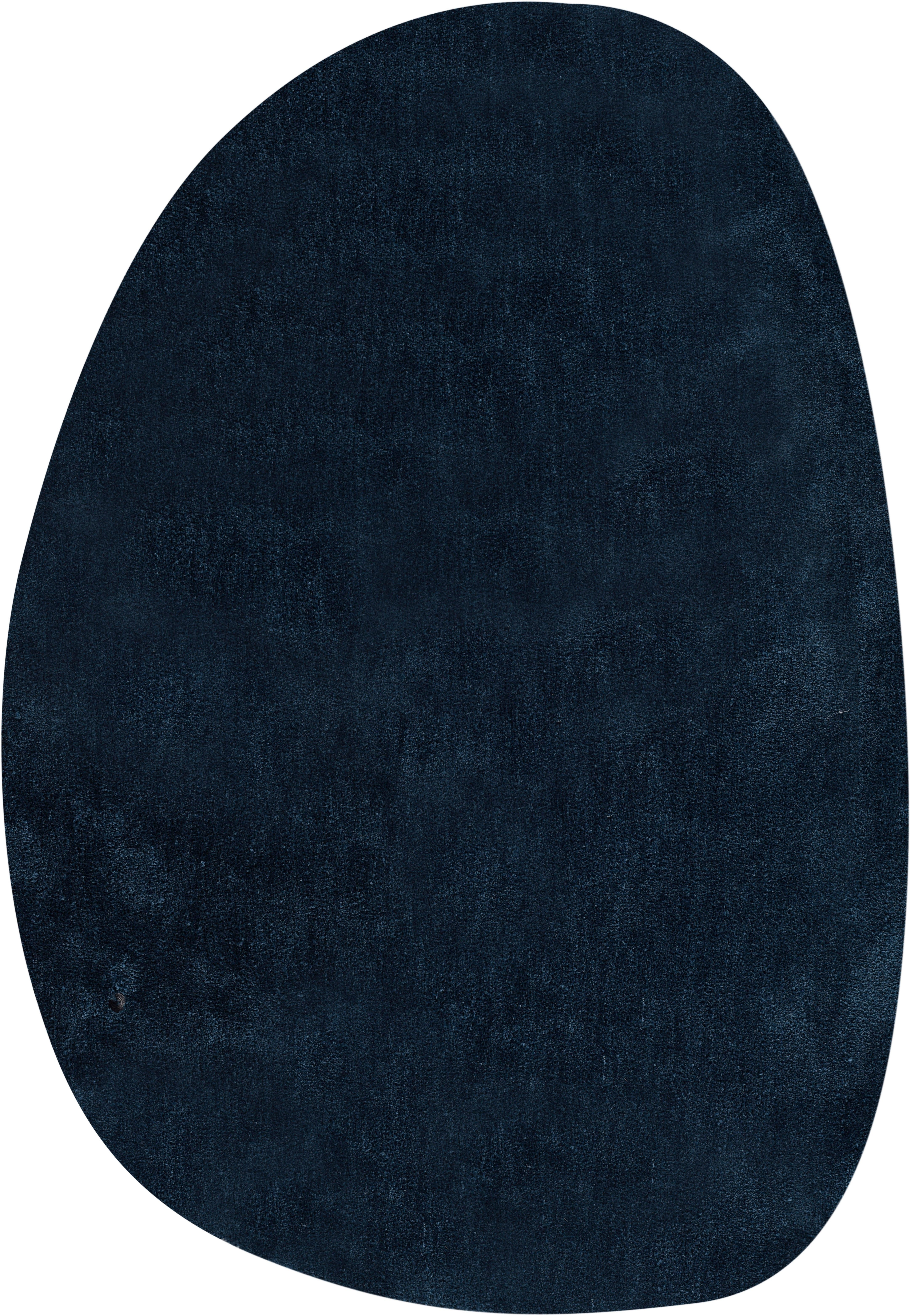 TOM TAILOR HOME Hochflor-Teppich Shaggy Teppich Cozy, oval, Höhe: 25 mm, Uni Farben, auch in Pastell Farben, weich & kuschelig