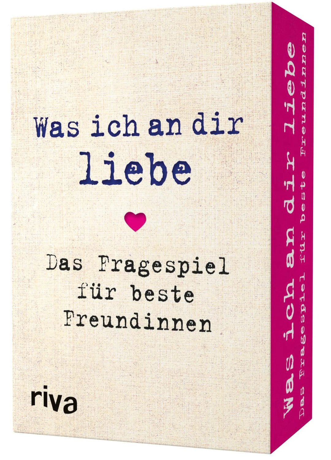 Riva Spiel Was ich an dir liebe - Das Fragespiel für beste Freundinnen