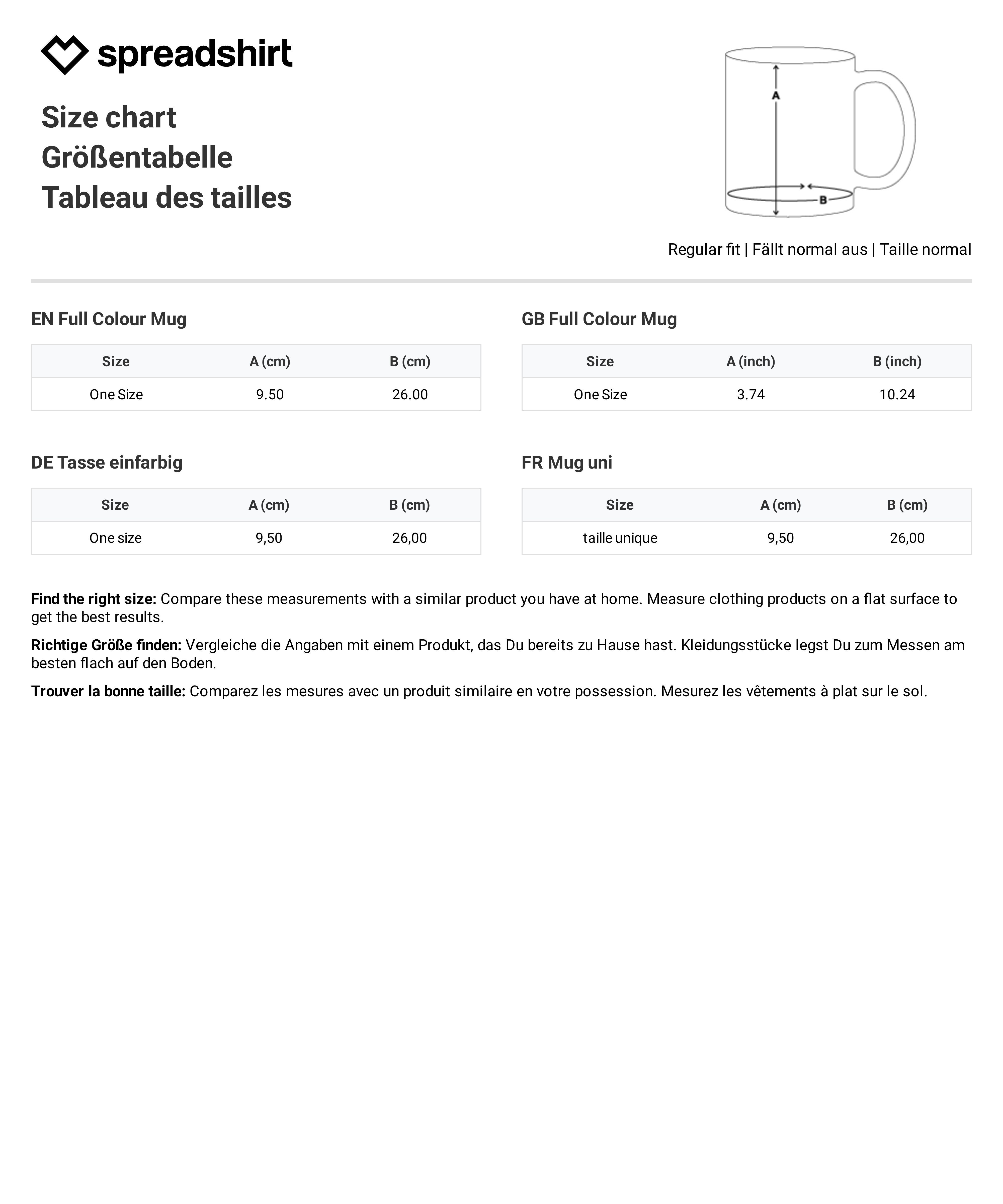 Spreadshirt Tasse Die Drei Fragezeichen Logo Tasse Einfarbig, Keramik – Bild 3 von 5