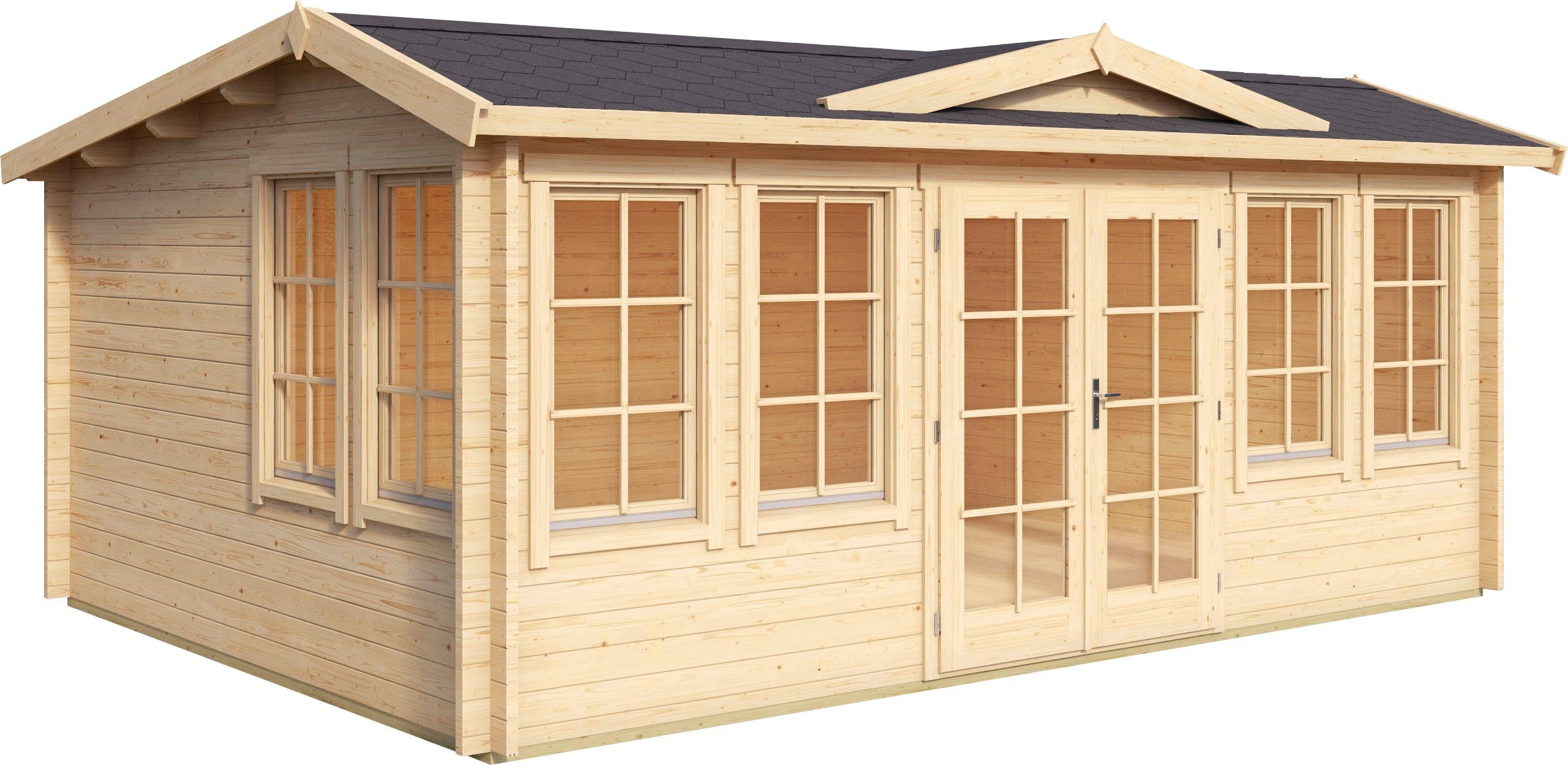 LASITA MAJA Gartenhaus BALMORAL, BxT: 570x421 cm, (Set, inkl. Fussbodenbretter zum verlegen)