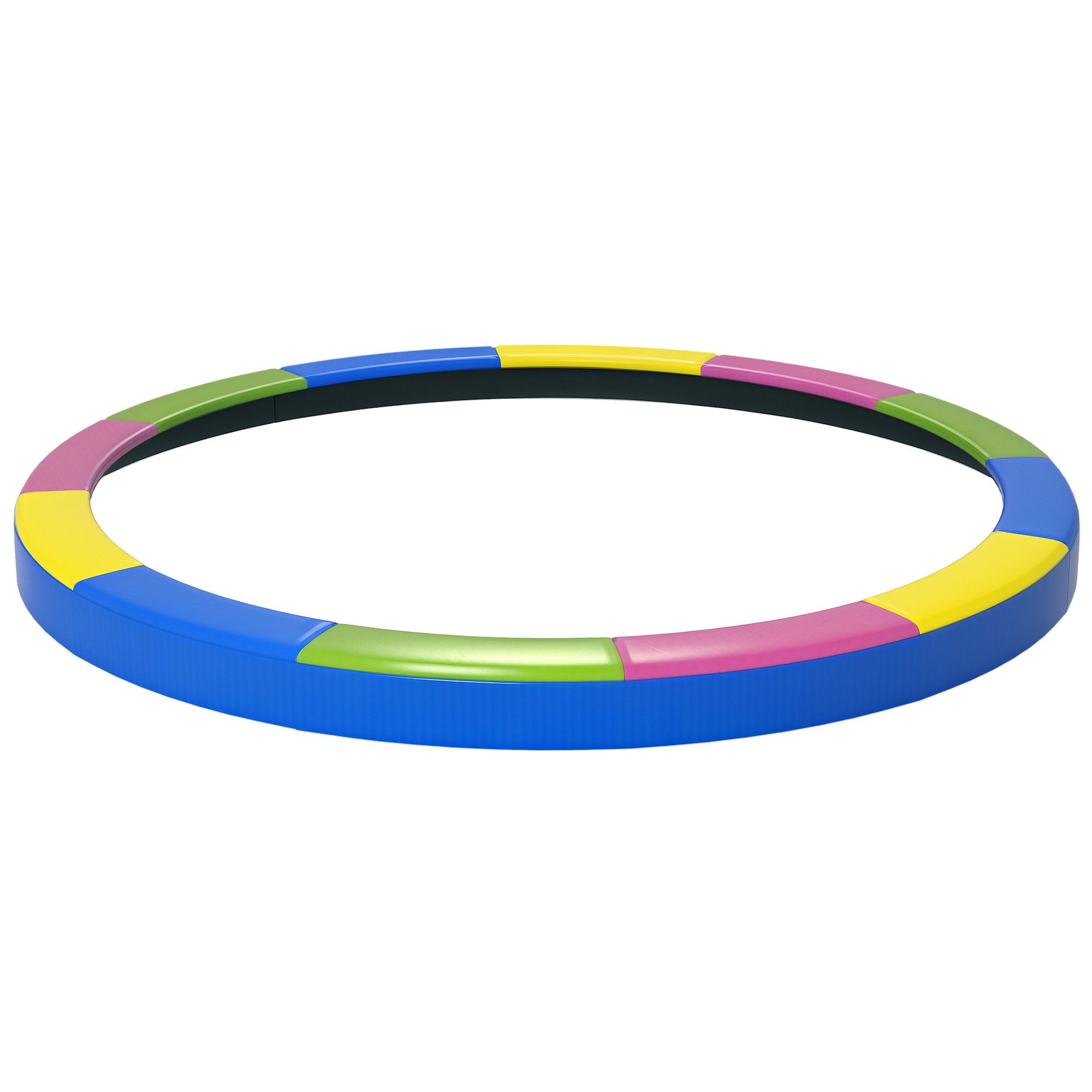 SPORTNOW Trampolin-Abdeckplane UV-resistent (Federabdeckung, 1-St., Randabdeckung), für Gartentrampoline, Mehrfarbig