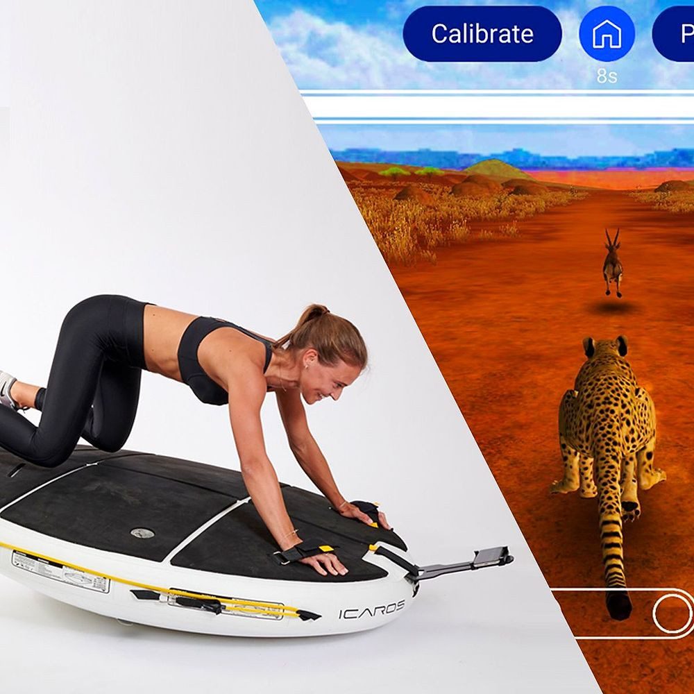 Balancetrainer Balance-Board Cloud, Analog, mit Smartphone, Tablet und VR-Brille nutzbar