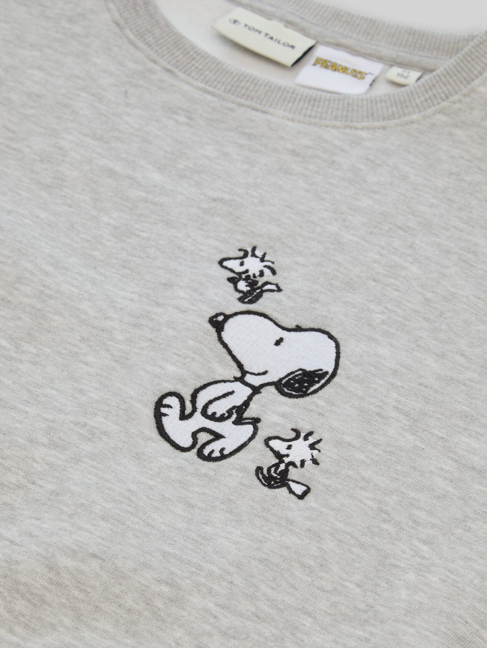 TOM TAILOR Sweatshirt Strick & Sweatshirts Oversize Sweatshirt mit Peanuts-Print