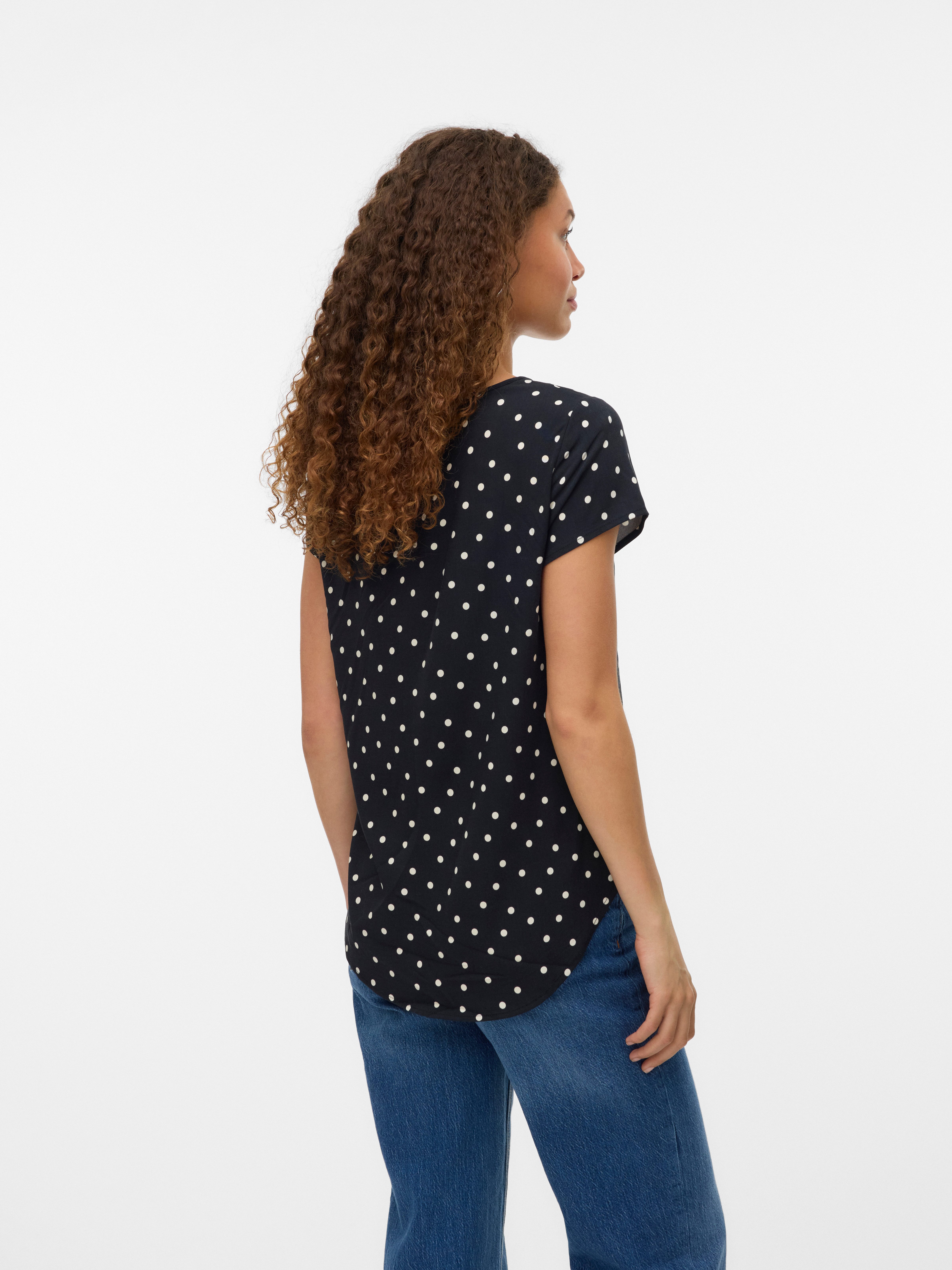 Vero Moda Shirtbluse VMBELLA SS TOP AOP WVN GA günstig online kaufen