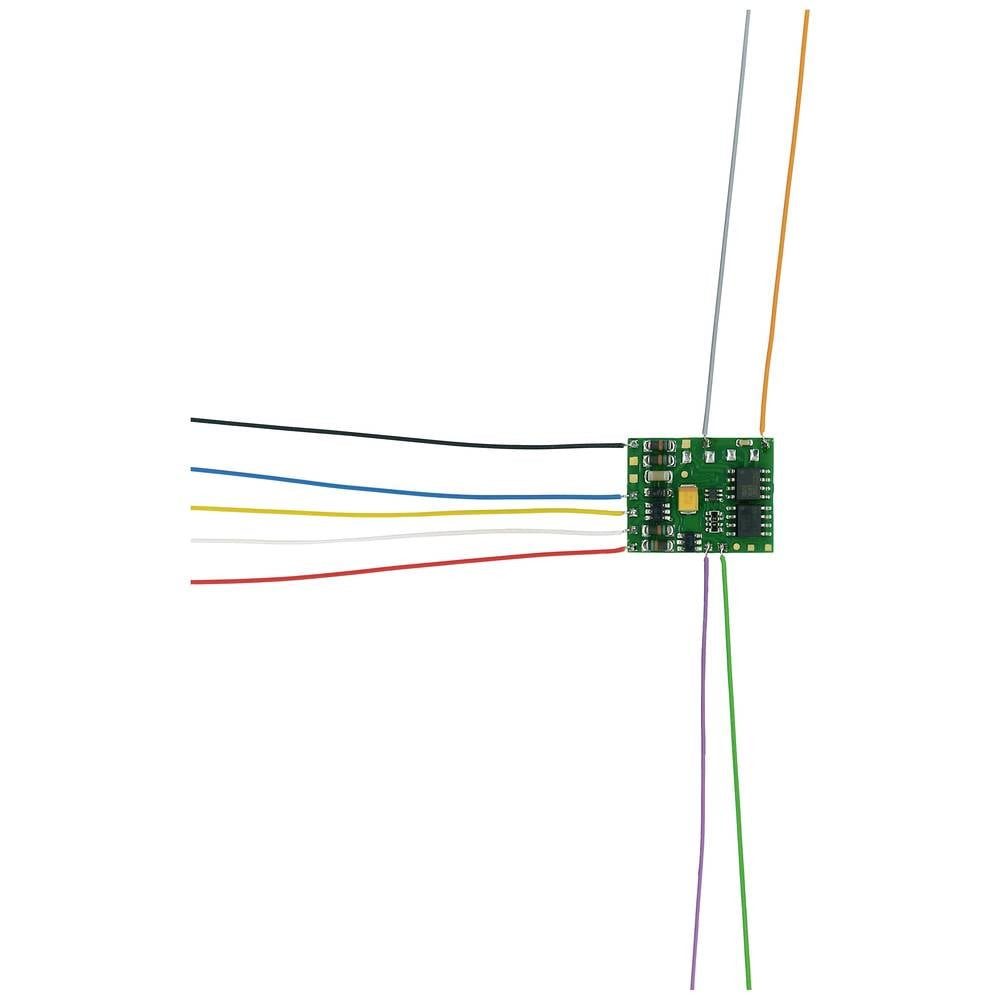TAMS Elektronik Modelleisenbahn-Weichenantriebe Lokdecoder mit Anschlusskabeln 41-04481-01-C