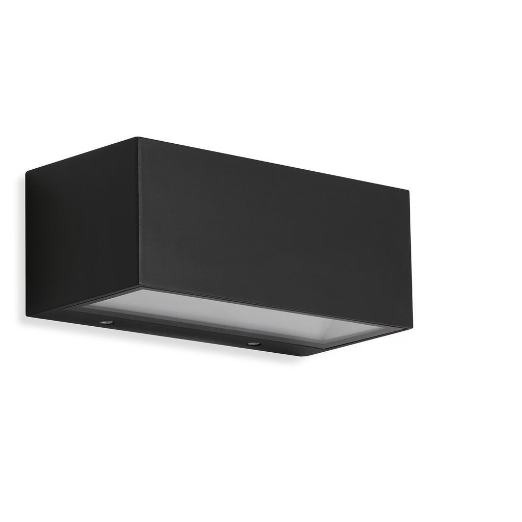 Telefunken Außen-Wandleuchte 314405TF, LED fest integriert, 2700K - Extra-Warmweiß, Wand Außenleuchte IP44 4000K 12W 18,5x7,5x9,1cm