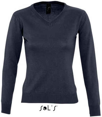 SOLS Sweatshirt Womens V Neck Sweater Galaxy