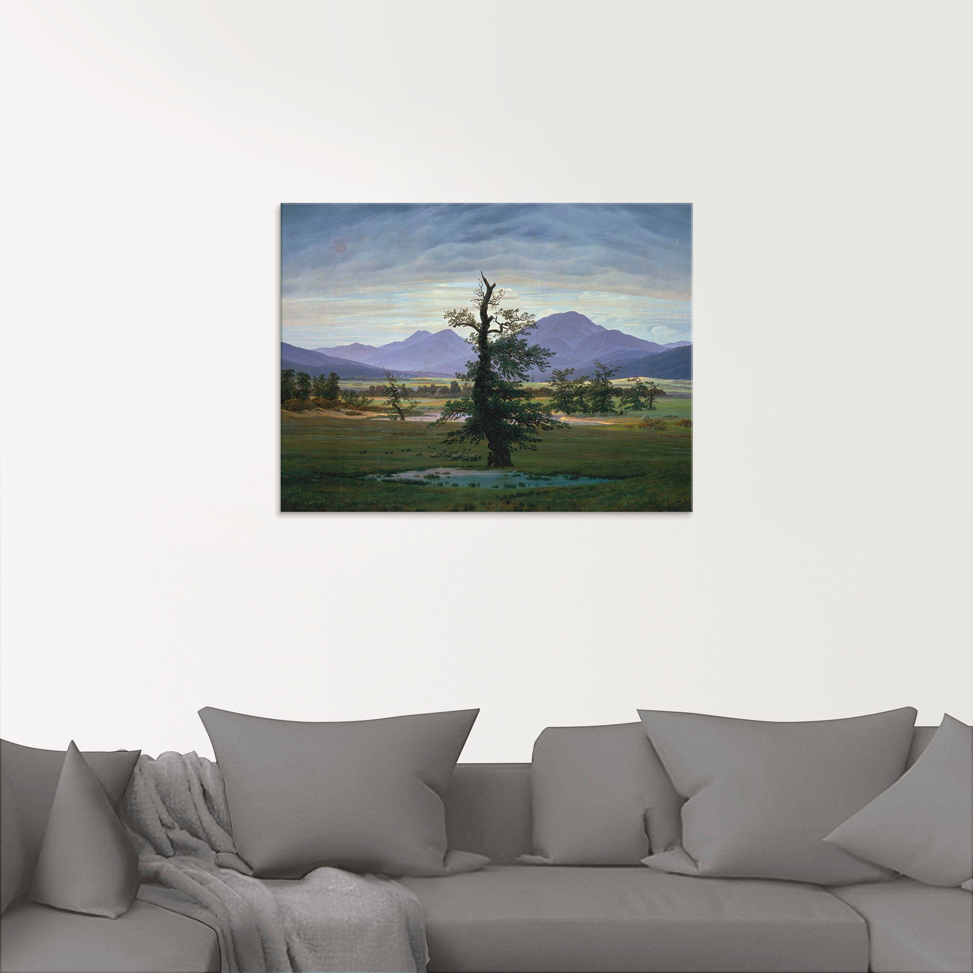 Artland Glasbild »Der einsame Baum«, Wiesen & Bäume (1 Stück)-kaufen
