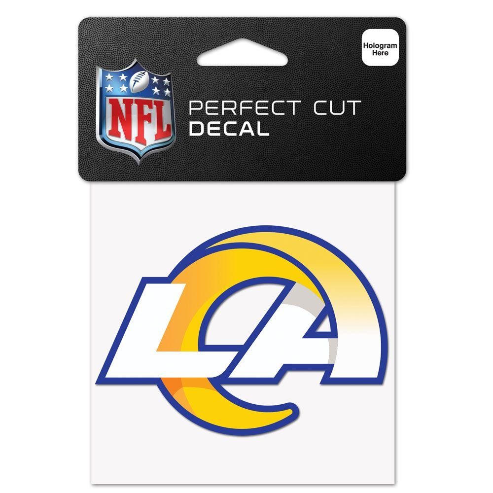WinCraft Wanddekoobjekt Aufkleber 10x10cm NFL Los Angeles Rams