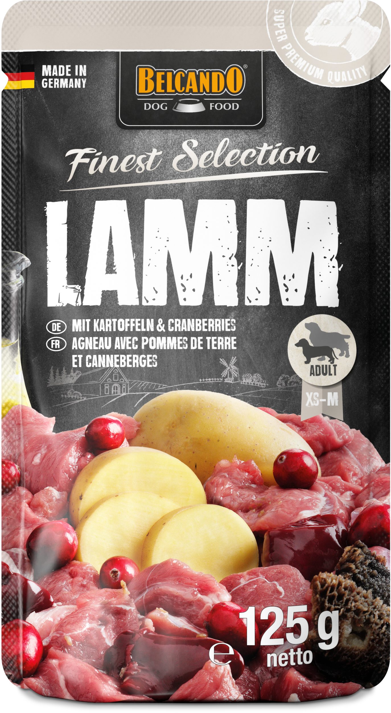 Belcando Lamm mit Kartoffel & Cranberries, für: Hunde