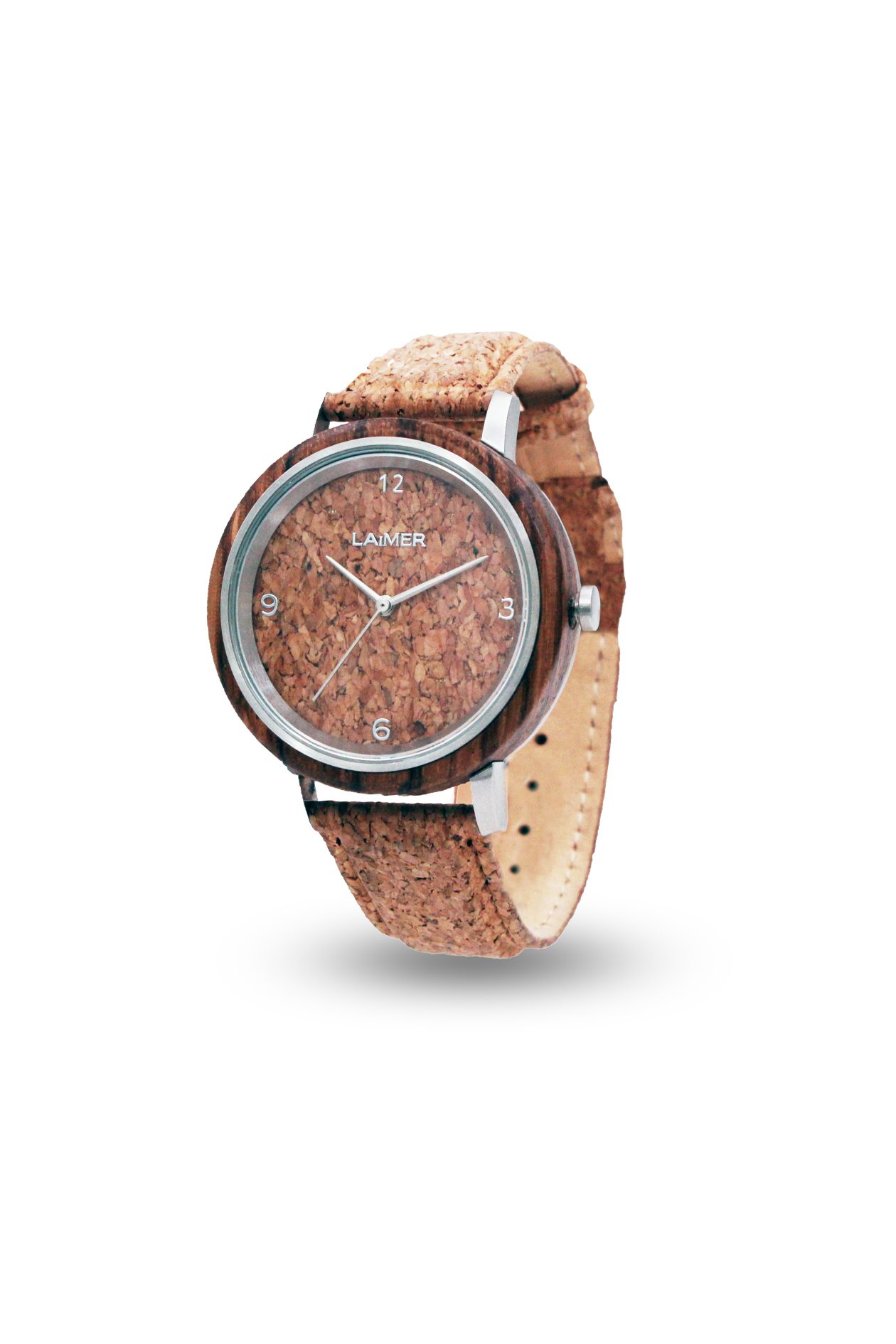 LAiMER Quarzuhr Herren Armbanduhr Jörg Kork 0132