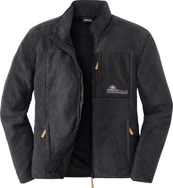 Nordcap Fleecejacke sportlich-bequem, aus flauschigem Teddy-Fleece