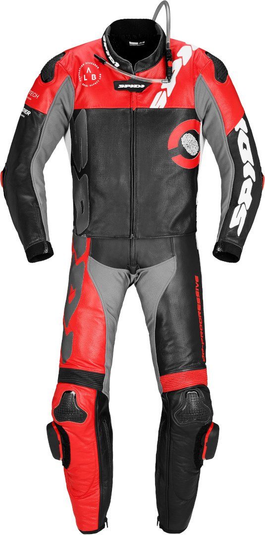 Motorradkombi Touring Lederkom 2-Teiler Motorrad DP-Progressive SpiDi Red/Black