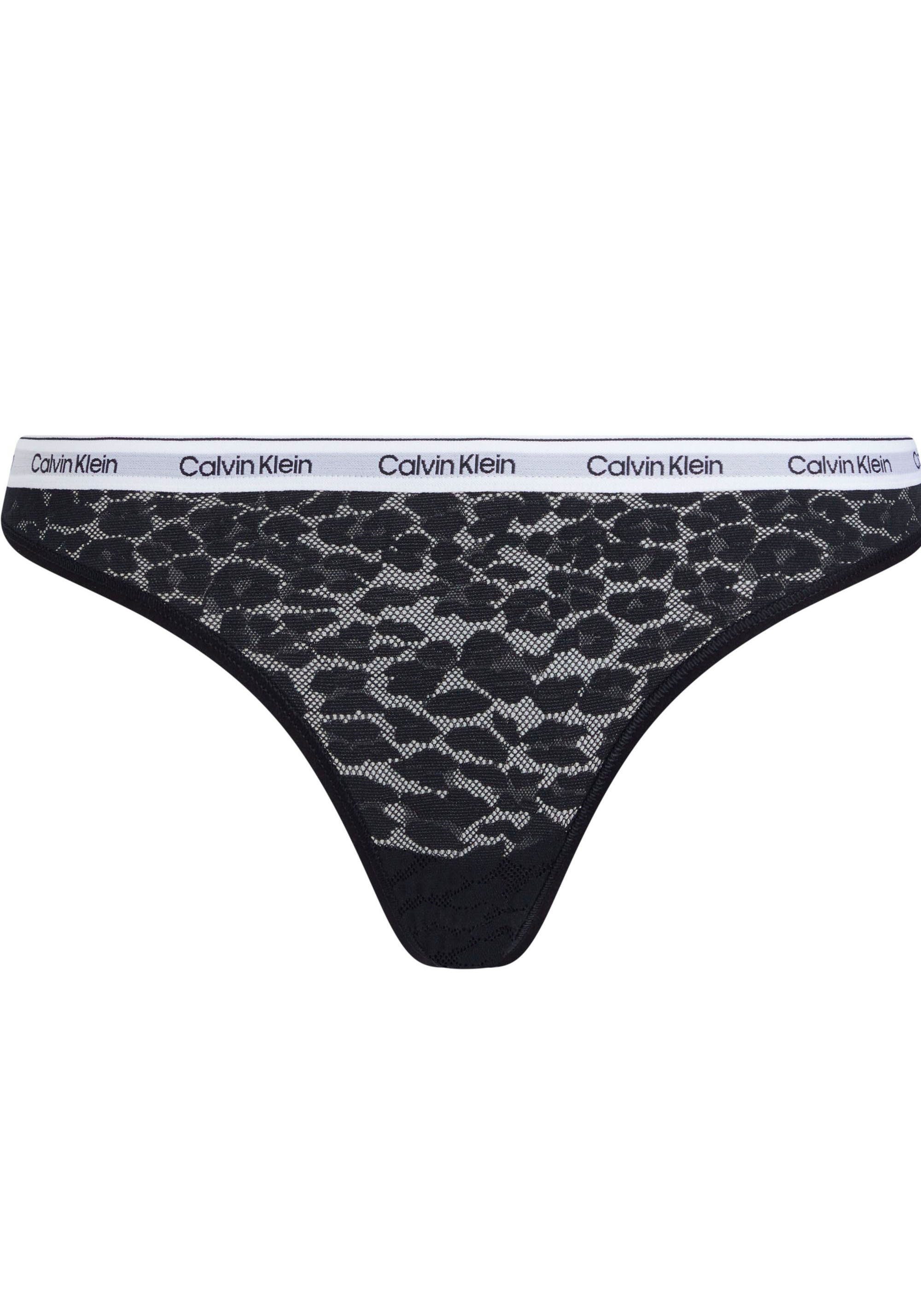 Calvin Klein Underwear schwarz BIKINI Bikinislip CK-Logoschriftzug mit