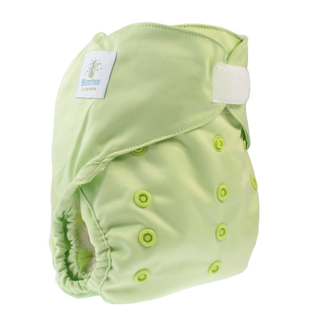 Blümchen Stoffwindeln Überhose Newborn XS/S (3-6kg)