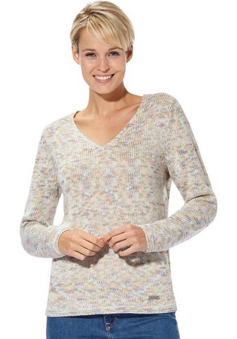 CASUAL LOOKS Пуловер в Multicolor-Melange-Qualit&au...