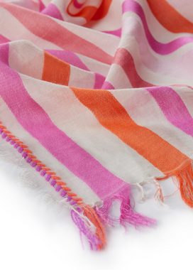 Codello Schal Codello Schal mit stylischen Striefen in pink, Stylisches Streifenmuster