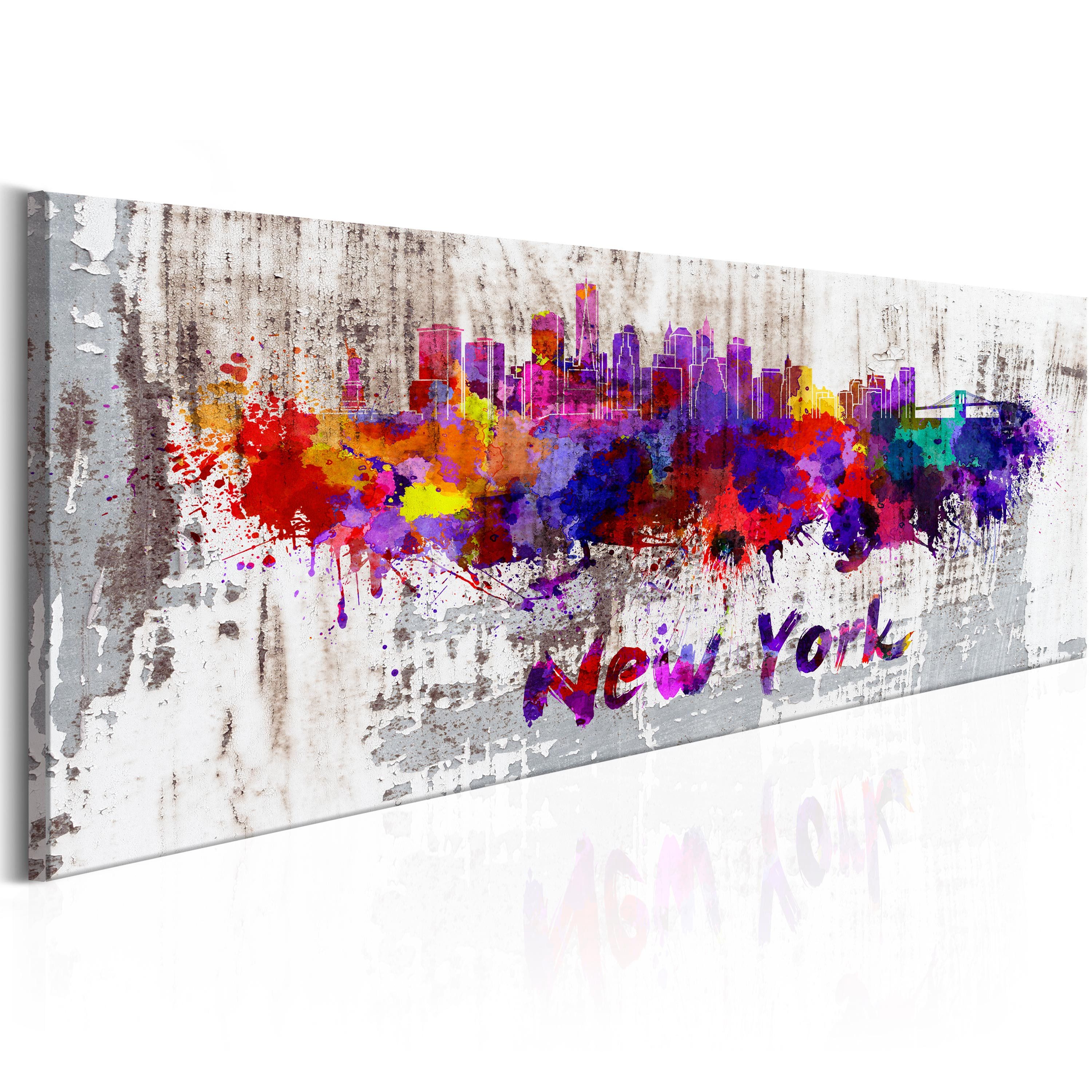 Artgeist Wandbild Stadt der Kunst und Künstler