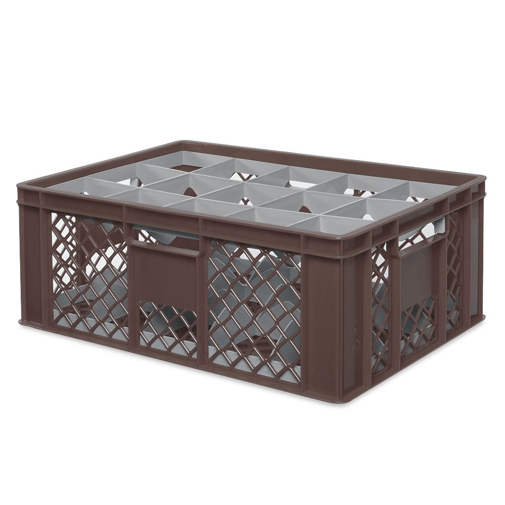 BRB-Lagertechnik Aufbewahrungskorb Gläserkiste 600x400 mm für günstig online kaufen