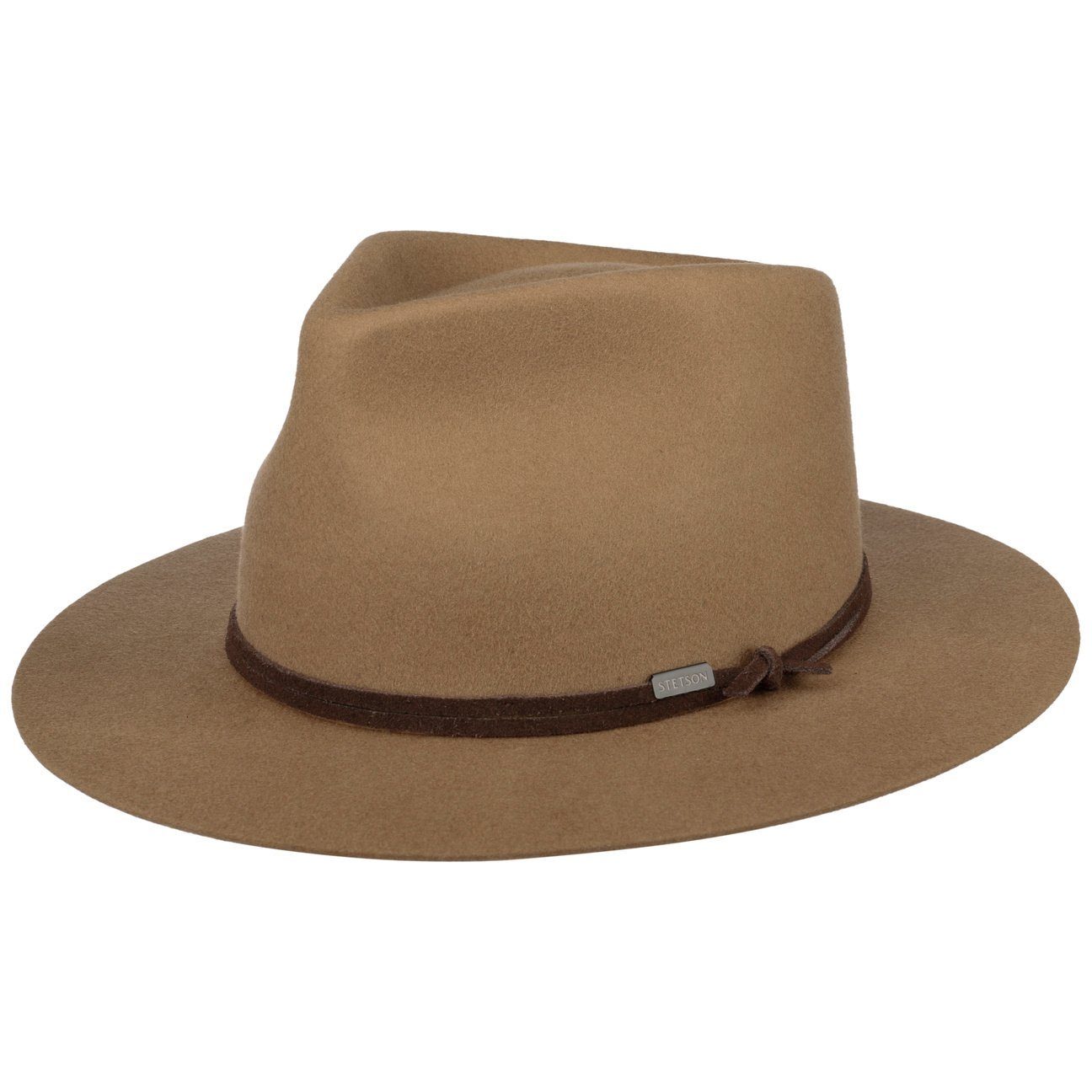 Stetson Filzhut (1-St) Fedorahut mit Lederband