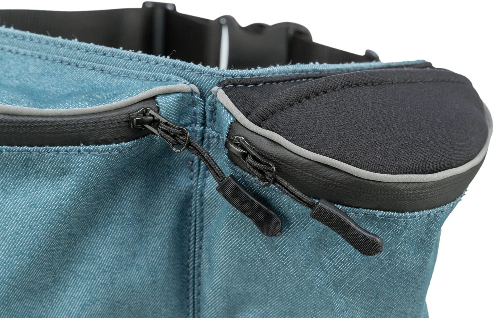 TRIXIE Leckerlibeutel Hüfttasche Baggy Belt - blau - Gurt: 62–125 cm