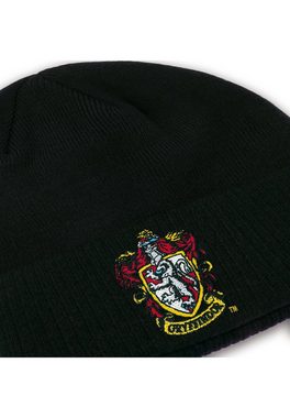 LOGOSHIRT Strickmütze Harry Potter - Gryffindor mit toller Stickerei