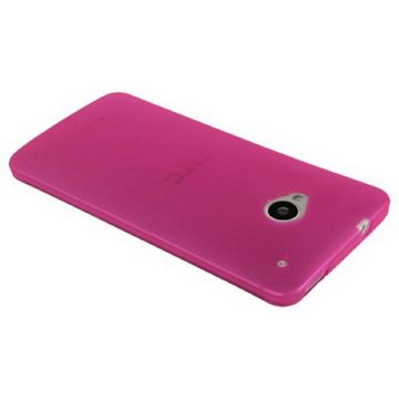 König Design Handyhülle HTC One, HTC One Handyhülle Backcover Rosa