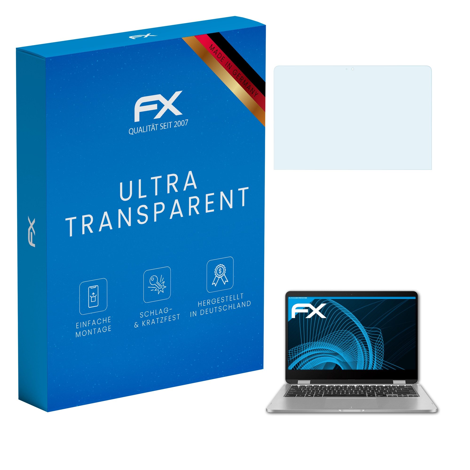 Schutzfolie Displayschutz für Asus VivoBook Flip 14 TP401
