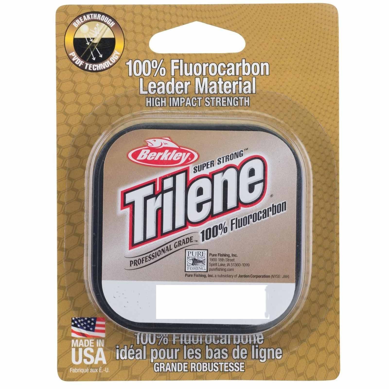 Berkley Vorfachschnur, 25 m 0,60mm 25m 100% Länge, Trilene Berkley Fluorocarbon Vorfachschnur