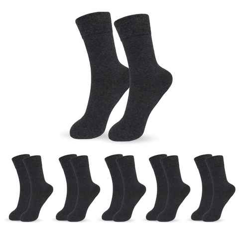 SO.I Businesssocken Herrensocken Lange Freizeit-Socken für Herren aus Baumwolle (Größen: 39-46, 5-15er Pack) Atmungsaktiver Stoff