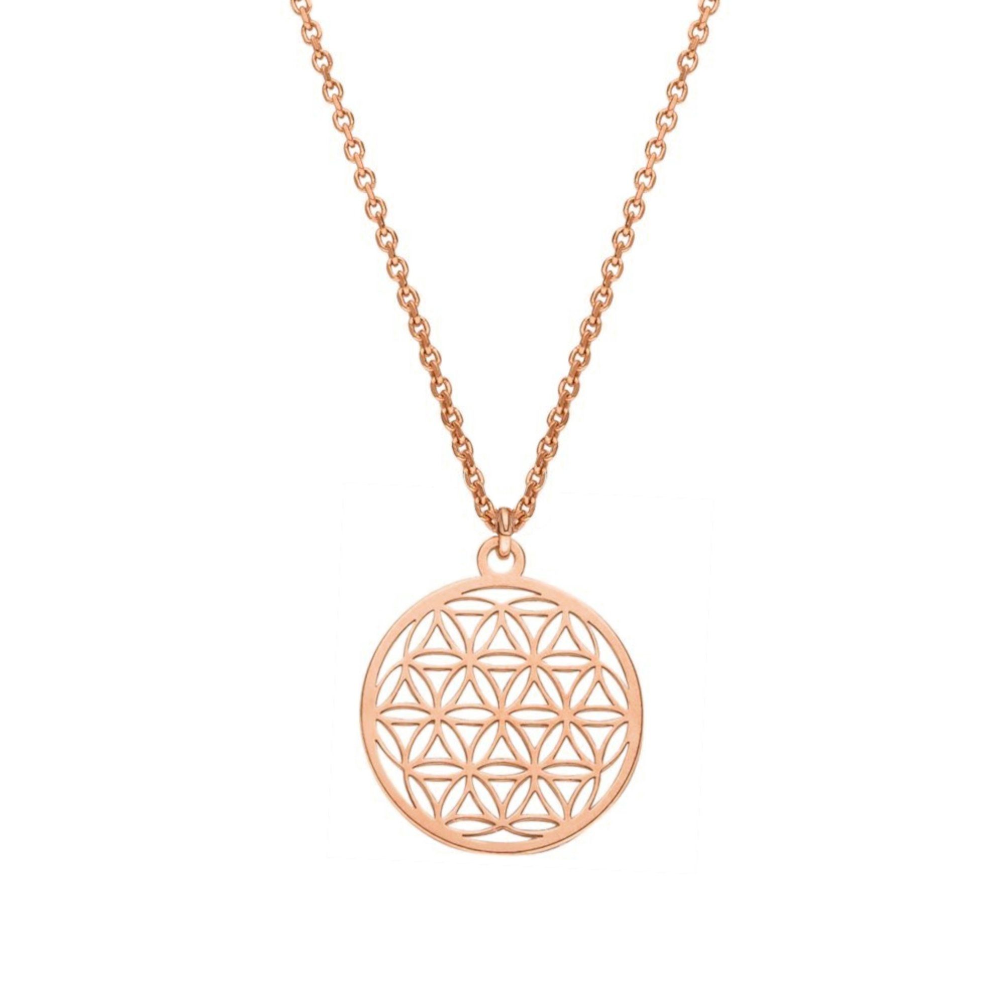 SCHOSCHON Kette mit Anhänger Halskette Blume günstig online kaufen