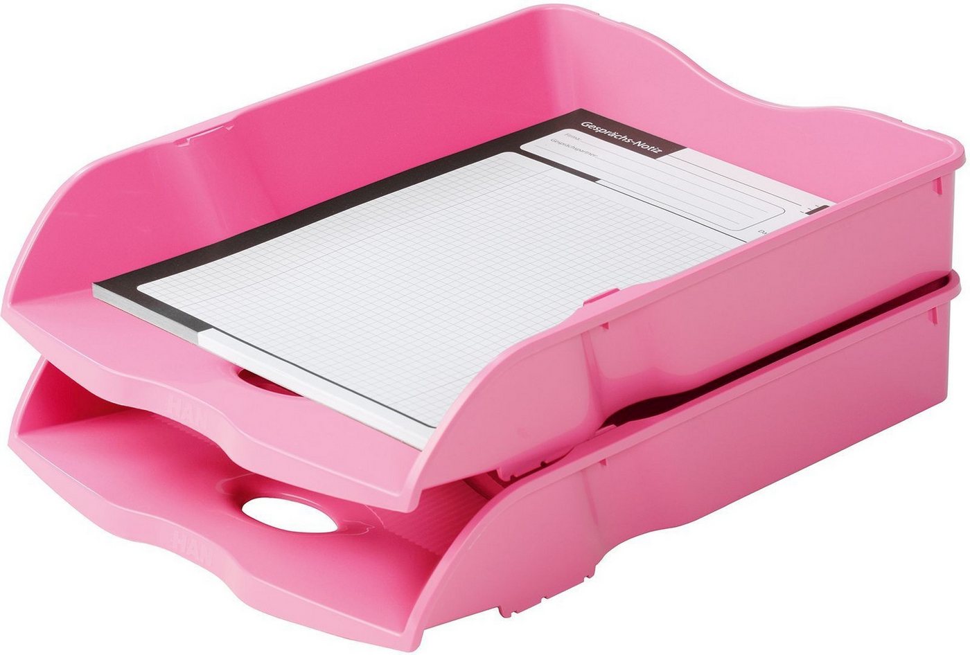 Thumbnail - HAN-Bürogeräte Briefablage Briefablage Re-Loop A4/C4 RC-Kunststoff stapelbar rosa