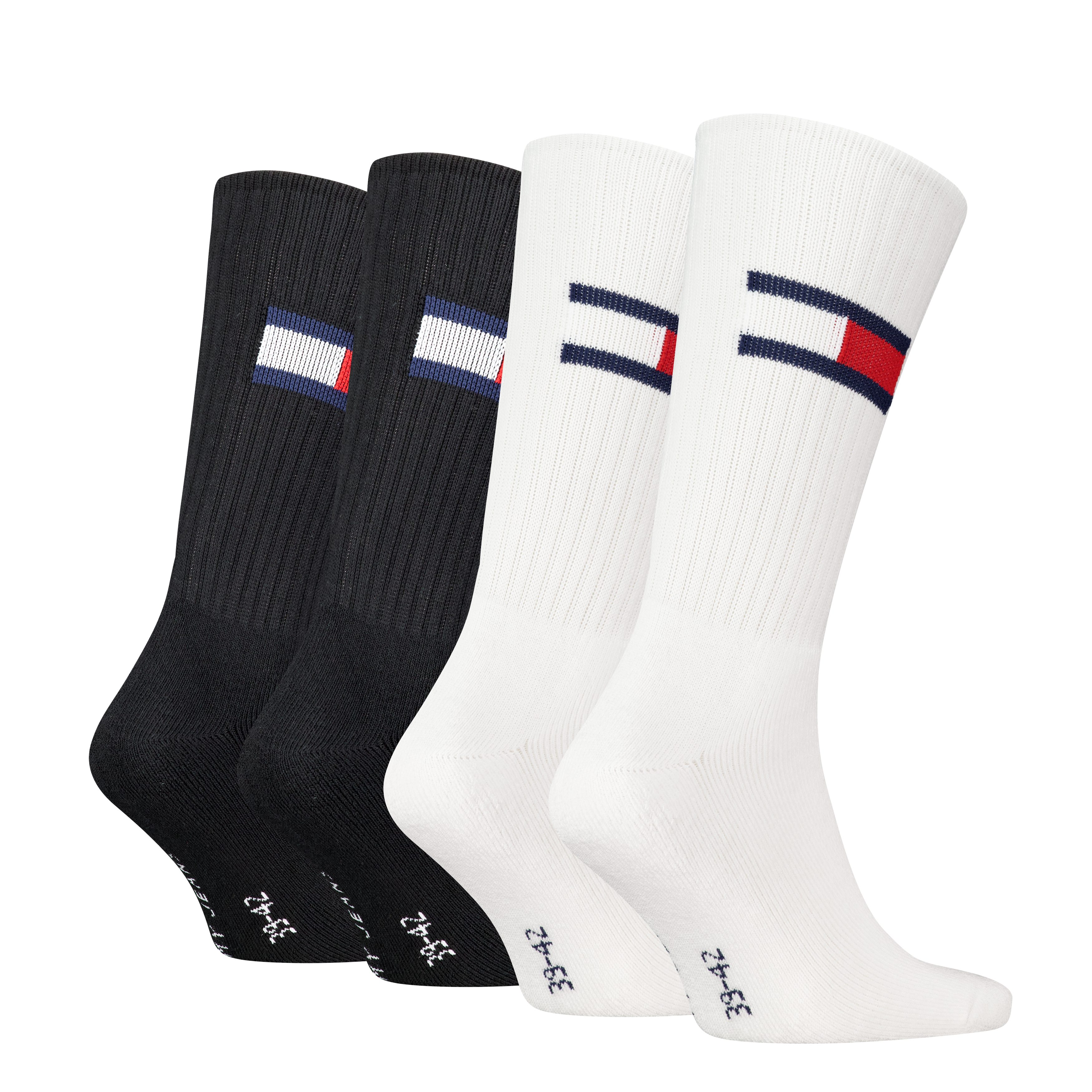 Tommy Hilfiger Socken TH UNI TJ SOCK 4P FLAG (4 Paar) Logo-Flag seitlich, R günstig online kaufen